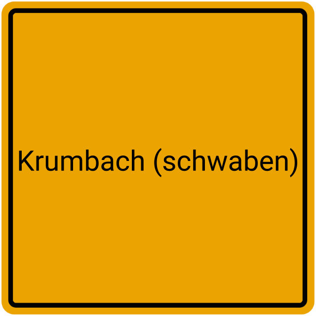 Meldebestätigung Krumbach (Schwaben)